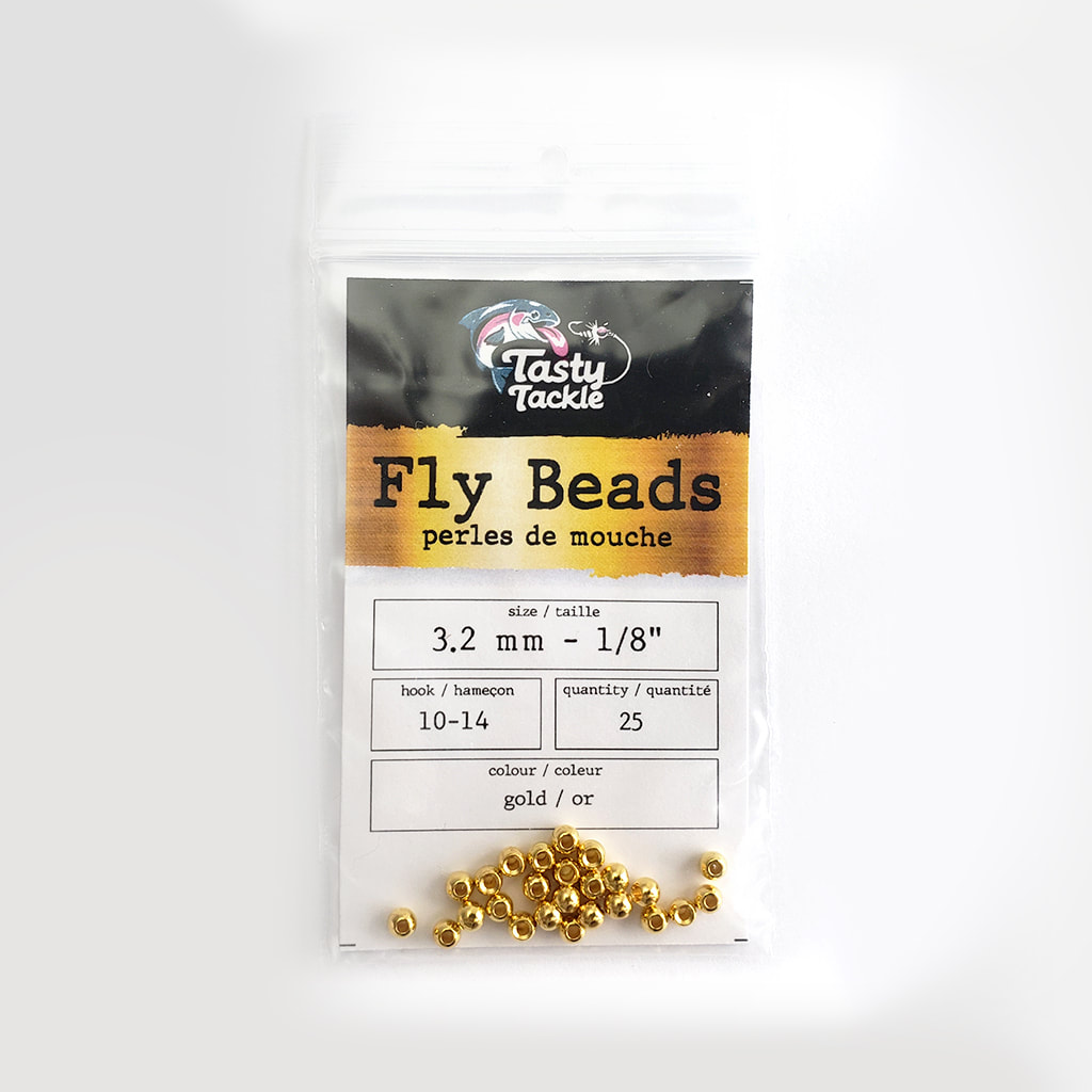 PREMIUM GOLD BRASS BEADS FOR FLY TYING 8 SIZES TO PICK FROM 100 COUNT 
